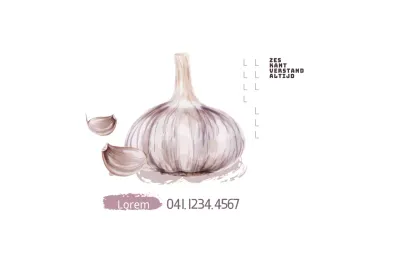 Zes teentjes knoflook