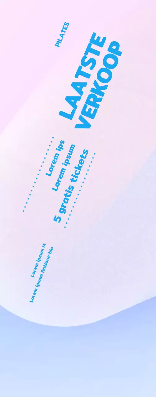 Promoot je Pilates-evenement met een emotionele 3D grafische achtergrond
