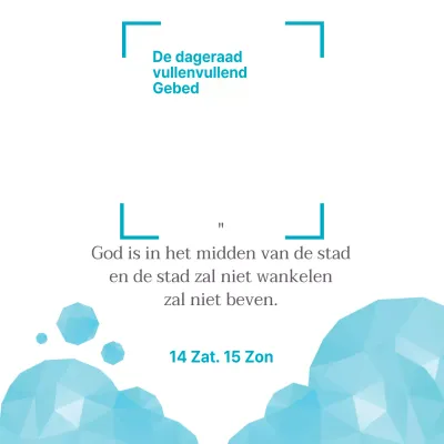 Gebeden om de dageraad te vullen