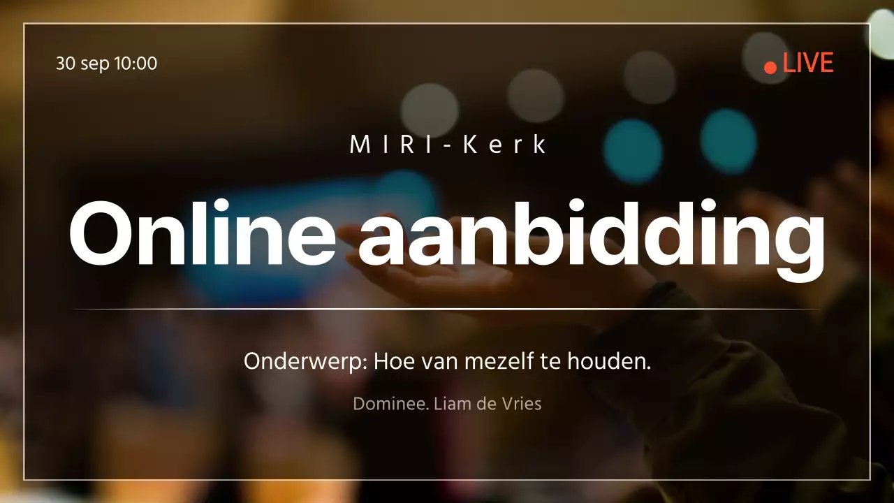 Black Live Online Zondagsdienst