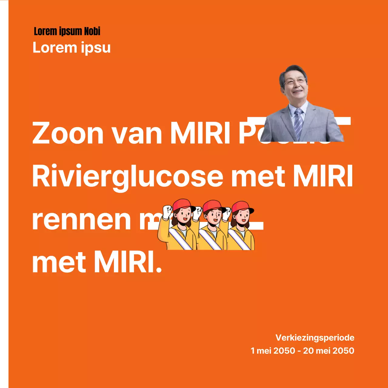 Election Support Worker Jobs in oranje gemarkeerd