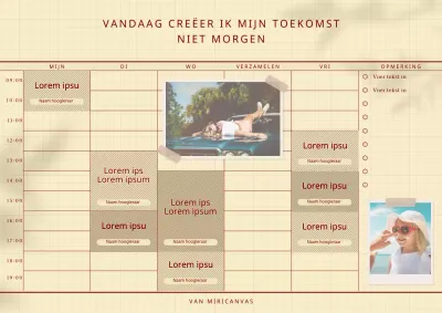 Nette monocle in beige vintage kleur Universiteitsrooster