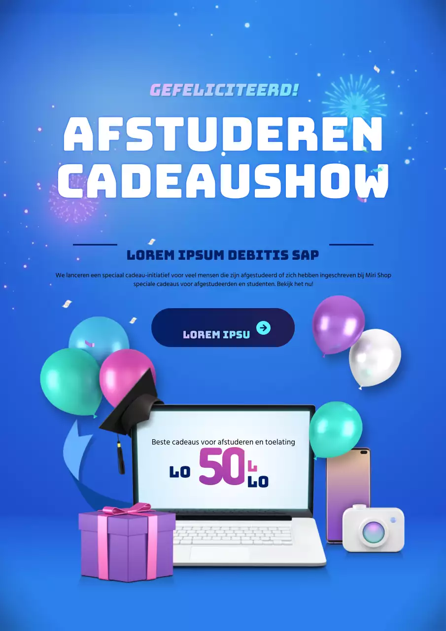 Cadeaubeurs Afstuderen