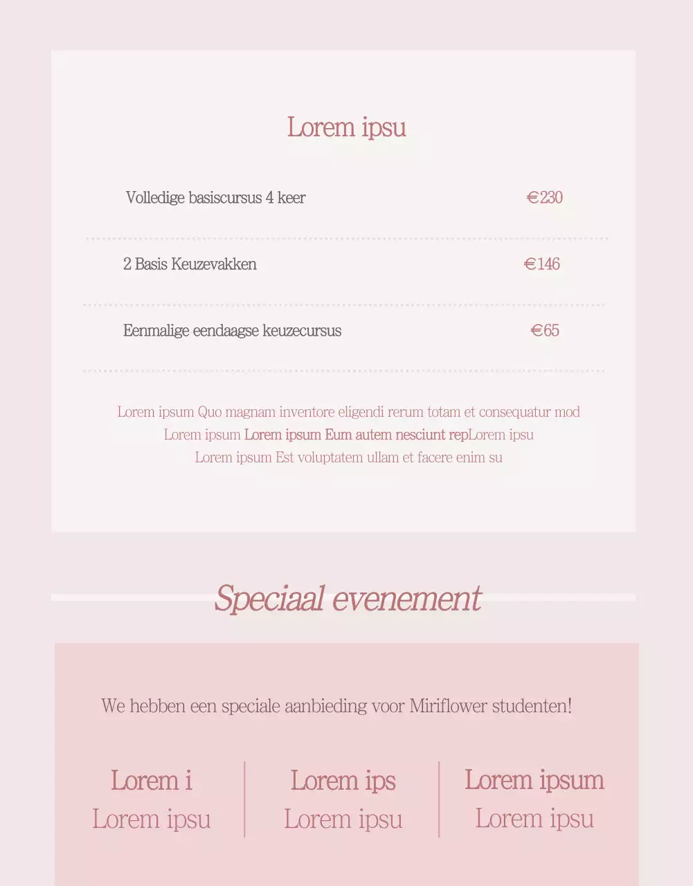 Details bloemenklas pagina