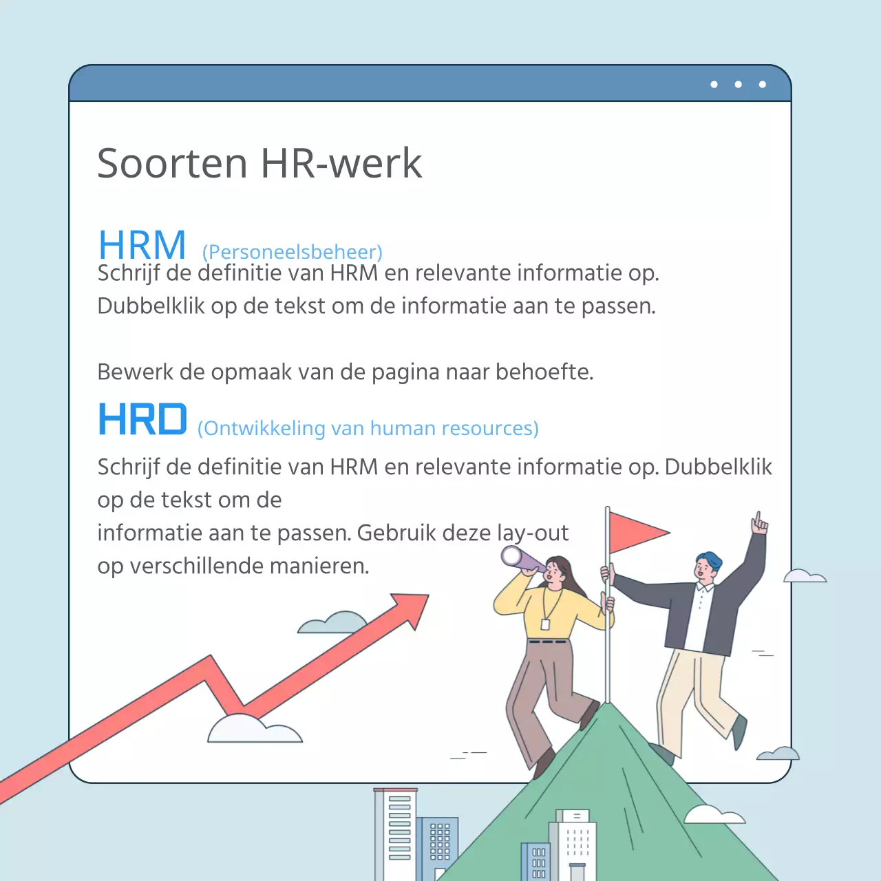 Meer informatie over ons HR-team met illustraties Functieomschrijving Interview Kerncompetenties CardNews