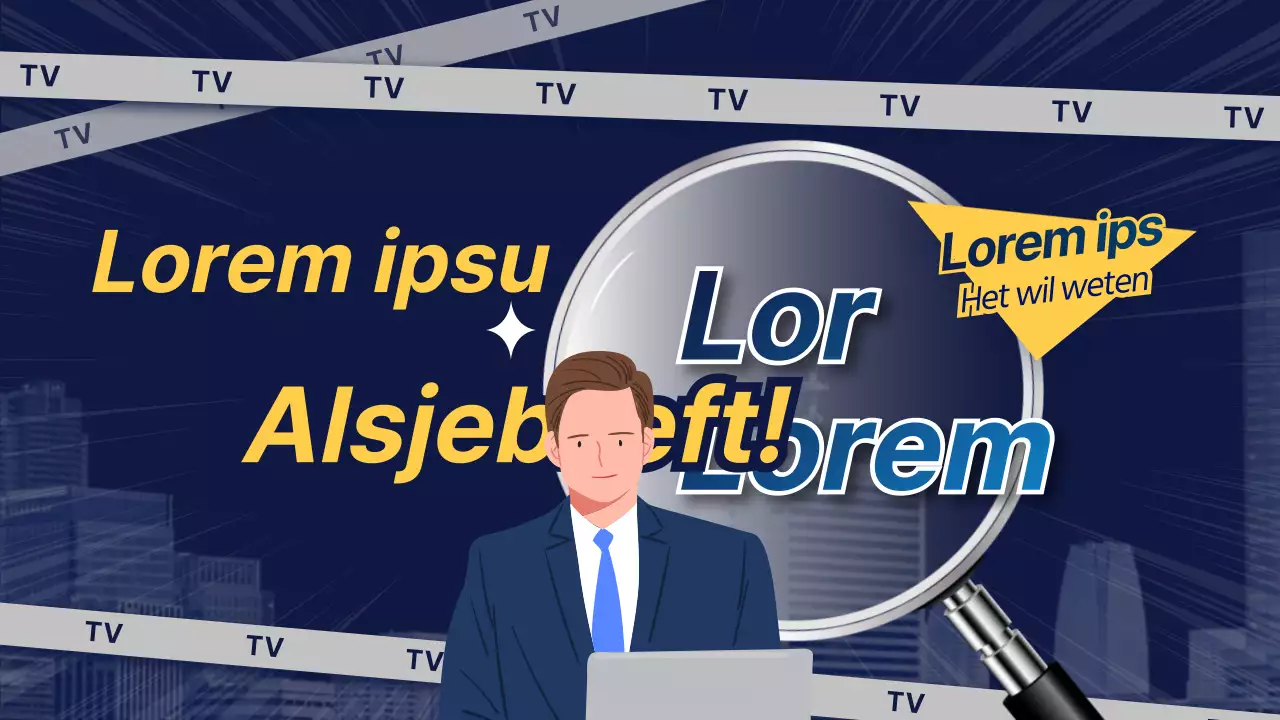 Navyblauw en geel advocatenthema