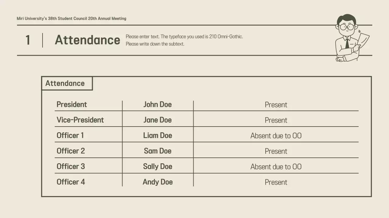 Beige Minimalist Meeting Agenda Presentation