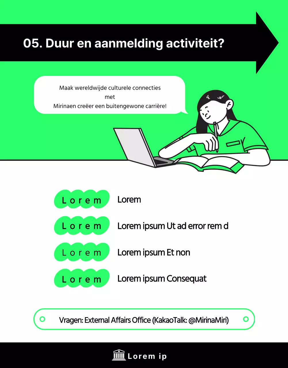 Uitleg over werving van internationale studenten in witte en zwarte highlights