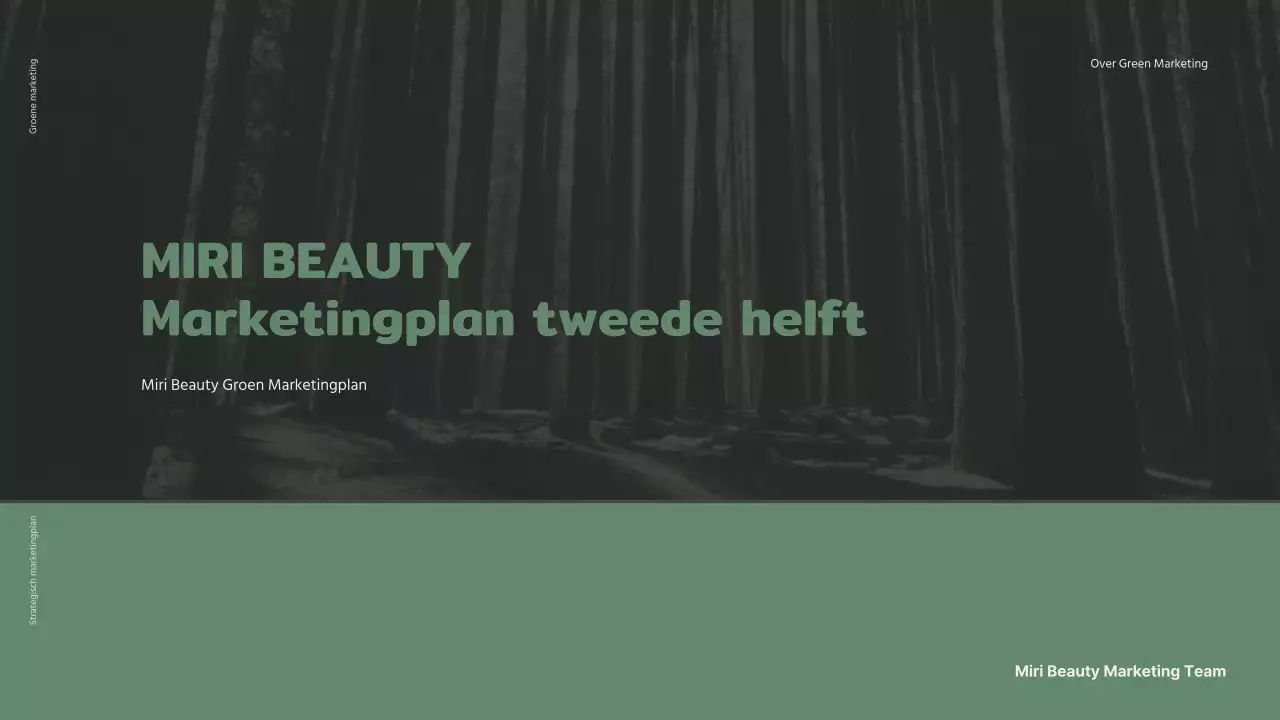 Milieuvriendelijke groene marketingcosmetica in gedempte groene en zwarte tinten