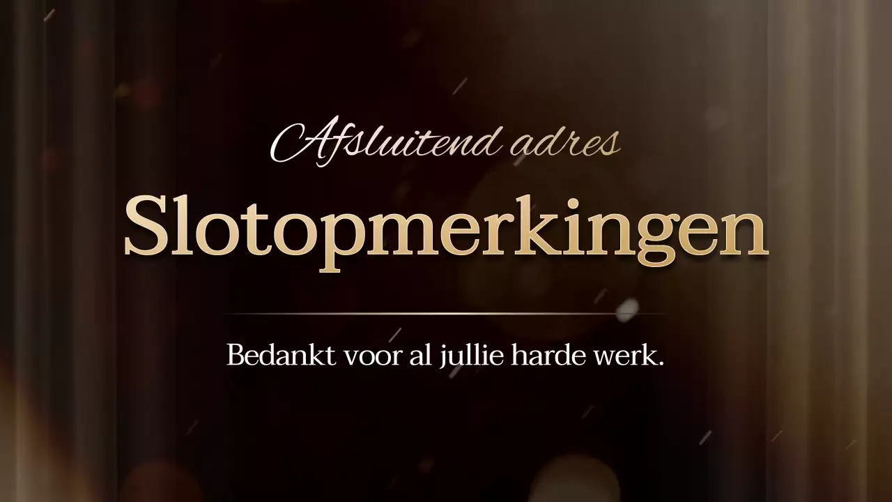 Een gouden en zwarte awards show concept soiree