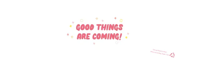 Wit roze schattige letters