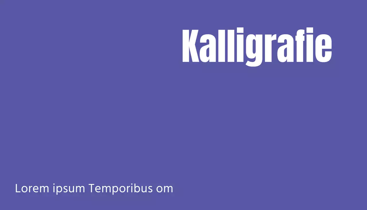 Kalligrafie