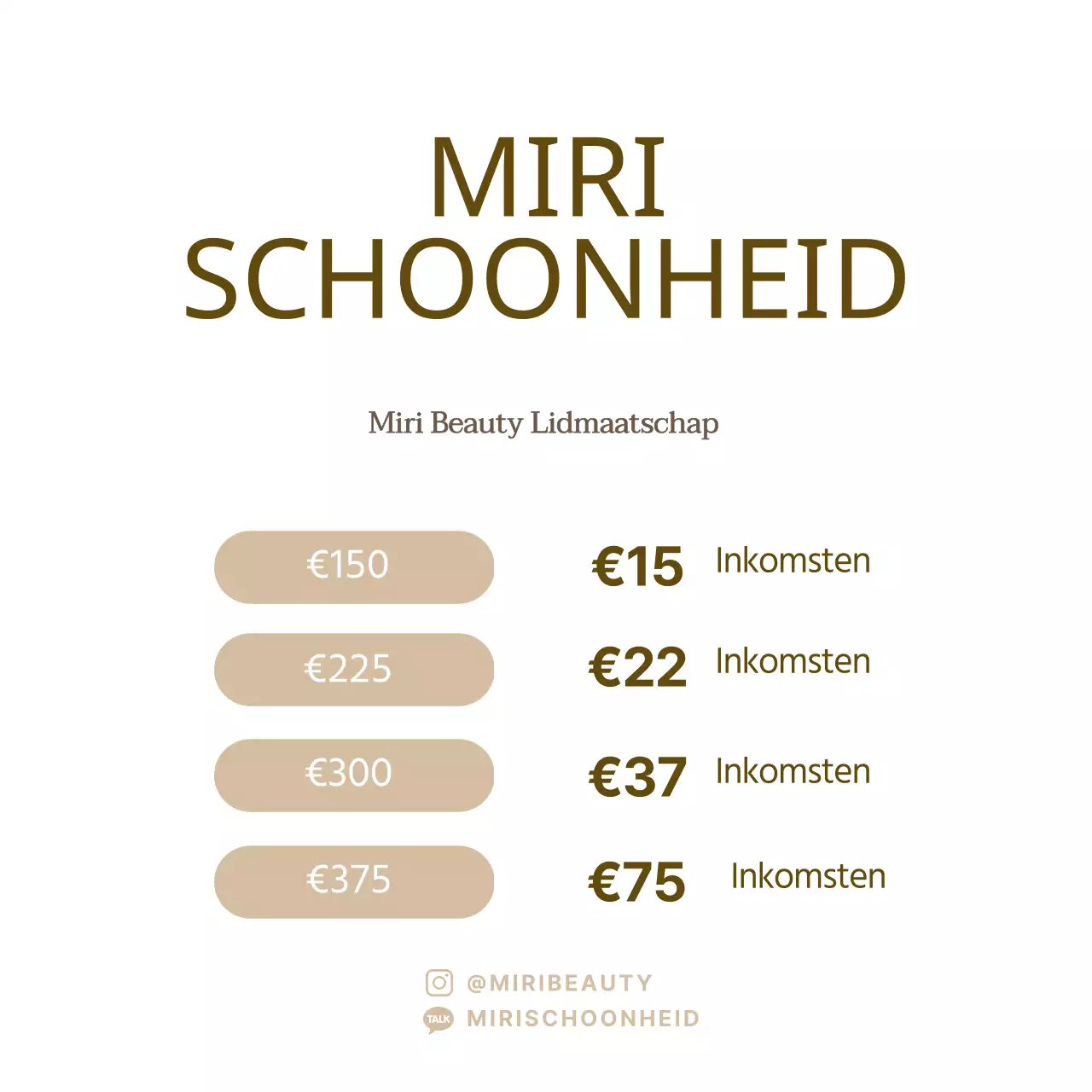 Bruine Luxe Beauty Shop Lidmaatschap Gids Acryl Stand voor Beauty Shop