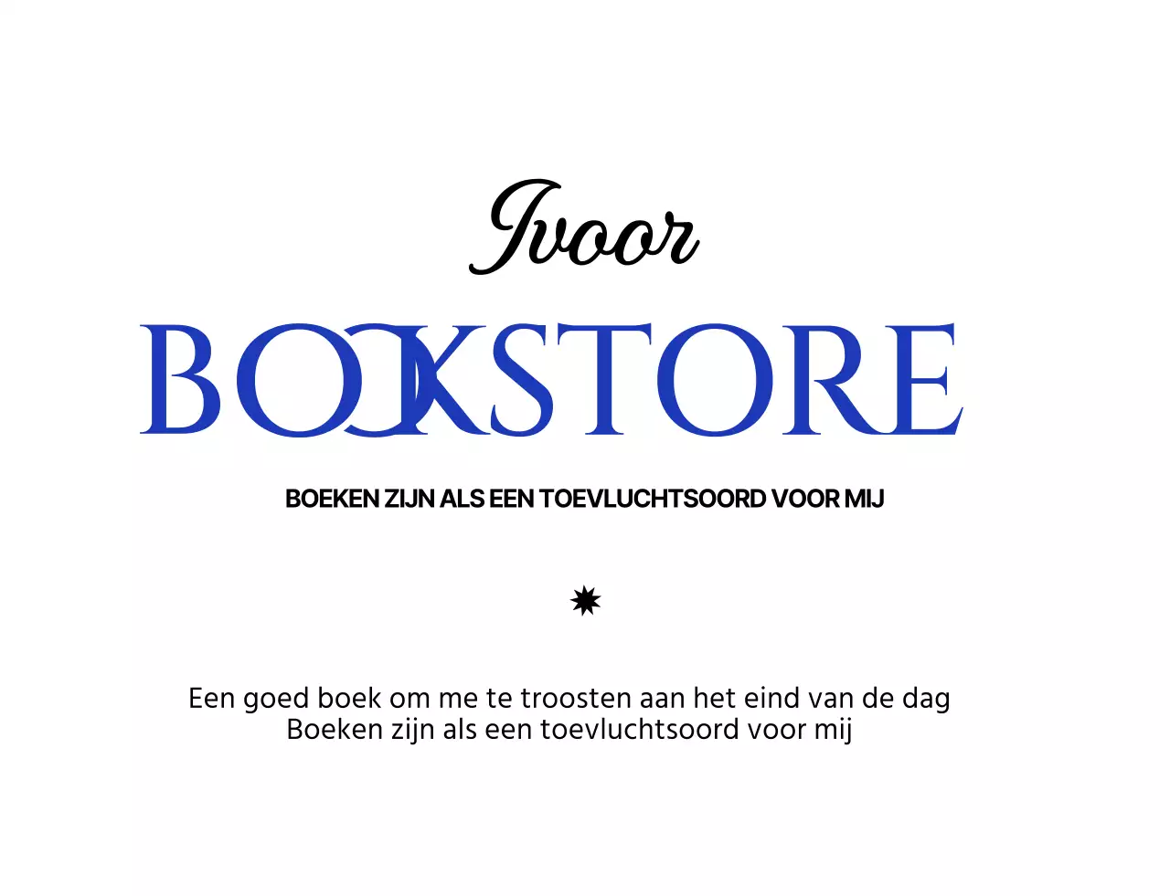 Sentimentele bibliotheek shareware met blauwe tekst typografie