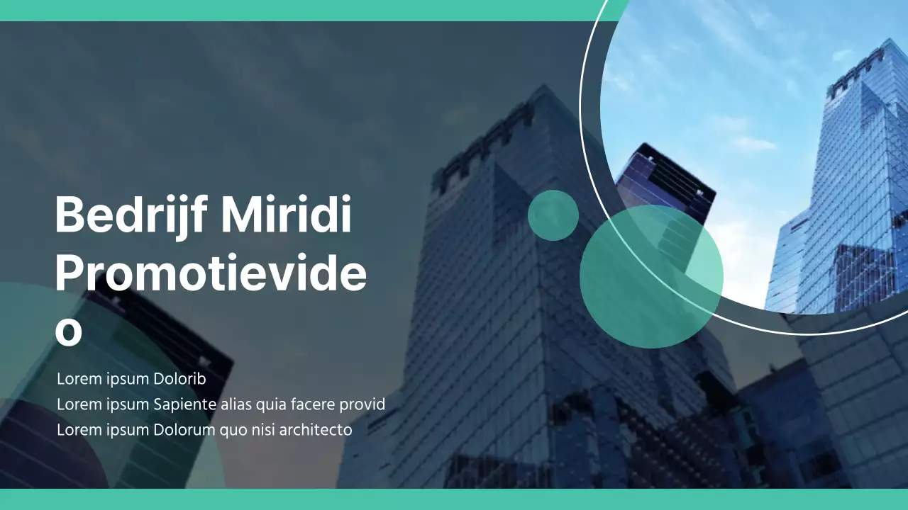 Schone, eenvoudige, mintkleurige bedrijfscommunicatie