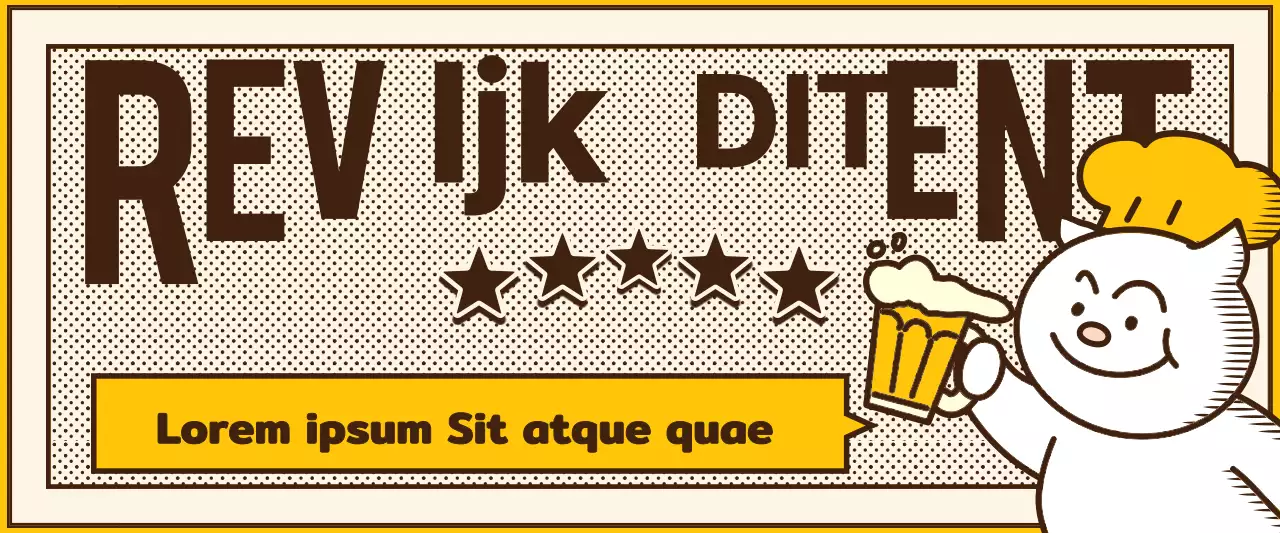 Geel, beige en bruin bezorgingsevenement