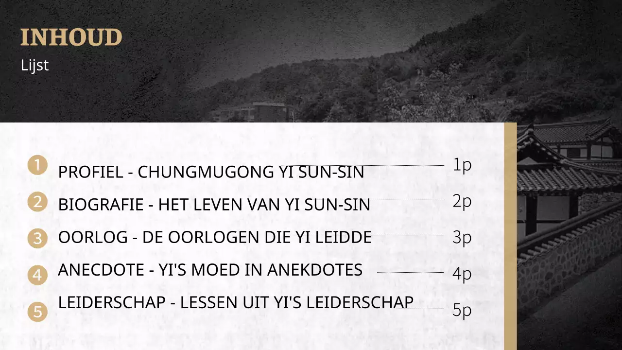 Een traditioneel maar grandioos concept in zwart en goud