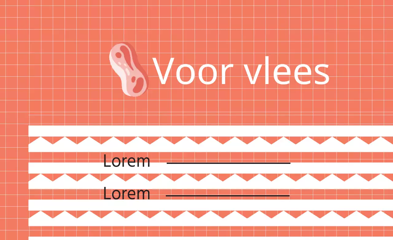 Voor vlees