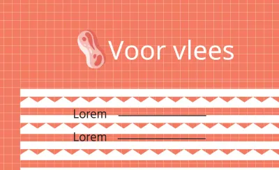 Voor vlees