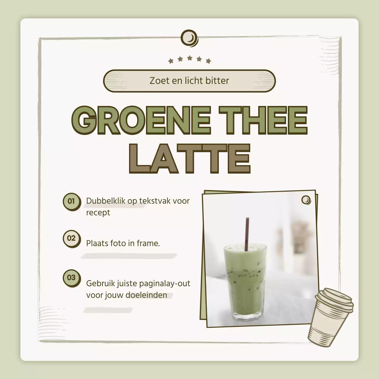 Recepten voor thuiscafés