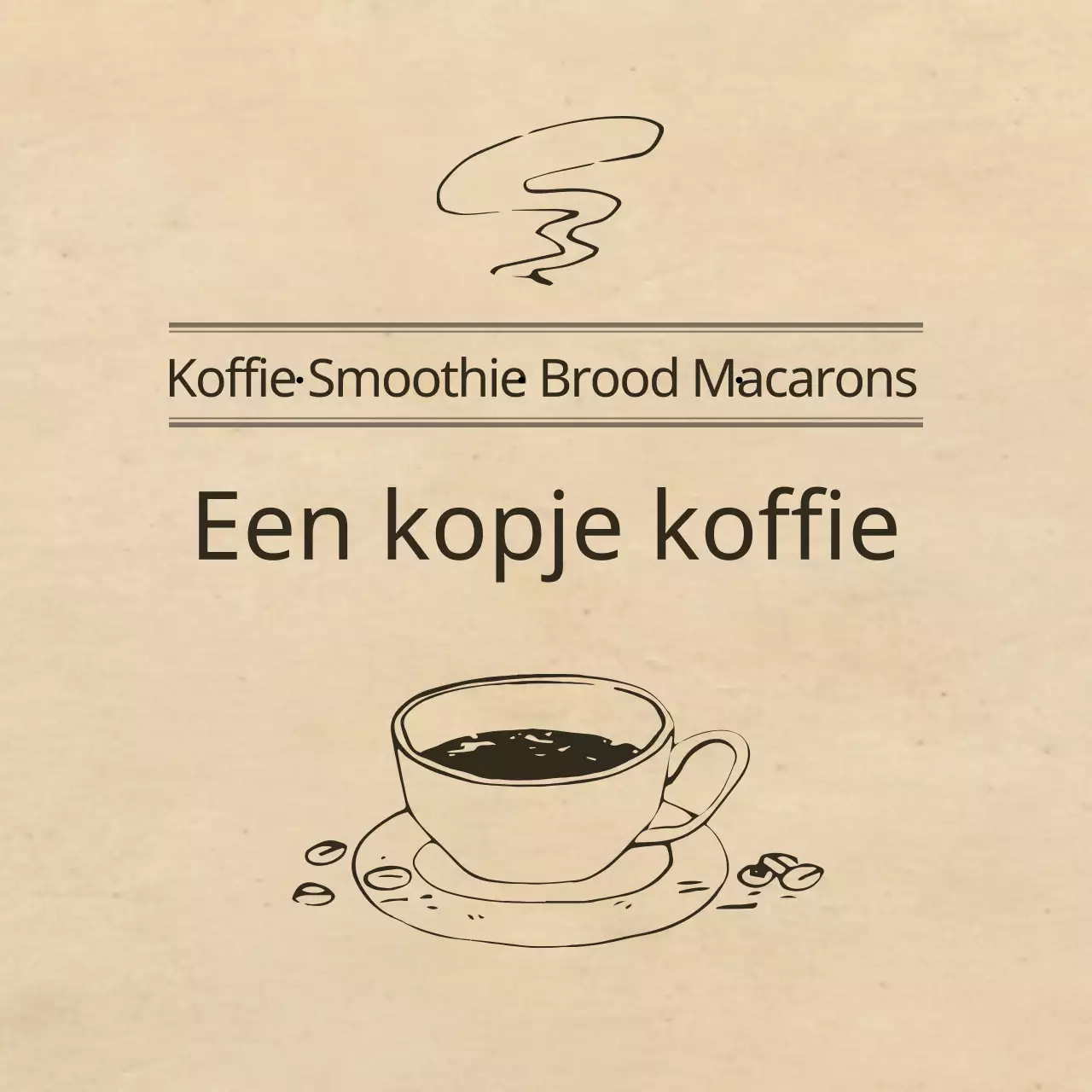 Een kopje koffie