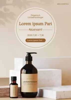 Beige foto-verbeterende cosmetica kunnen nu worden uitgeprobeerd