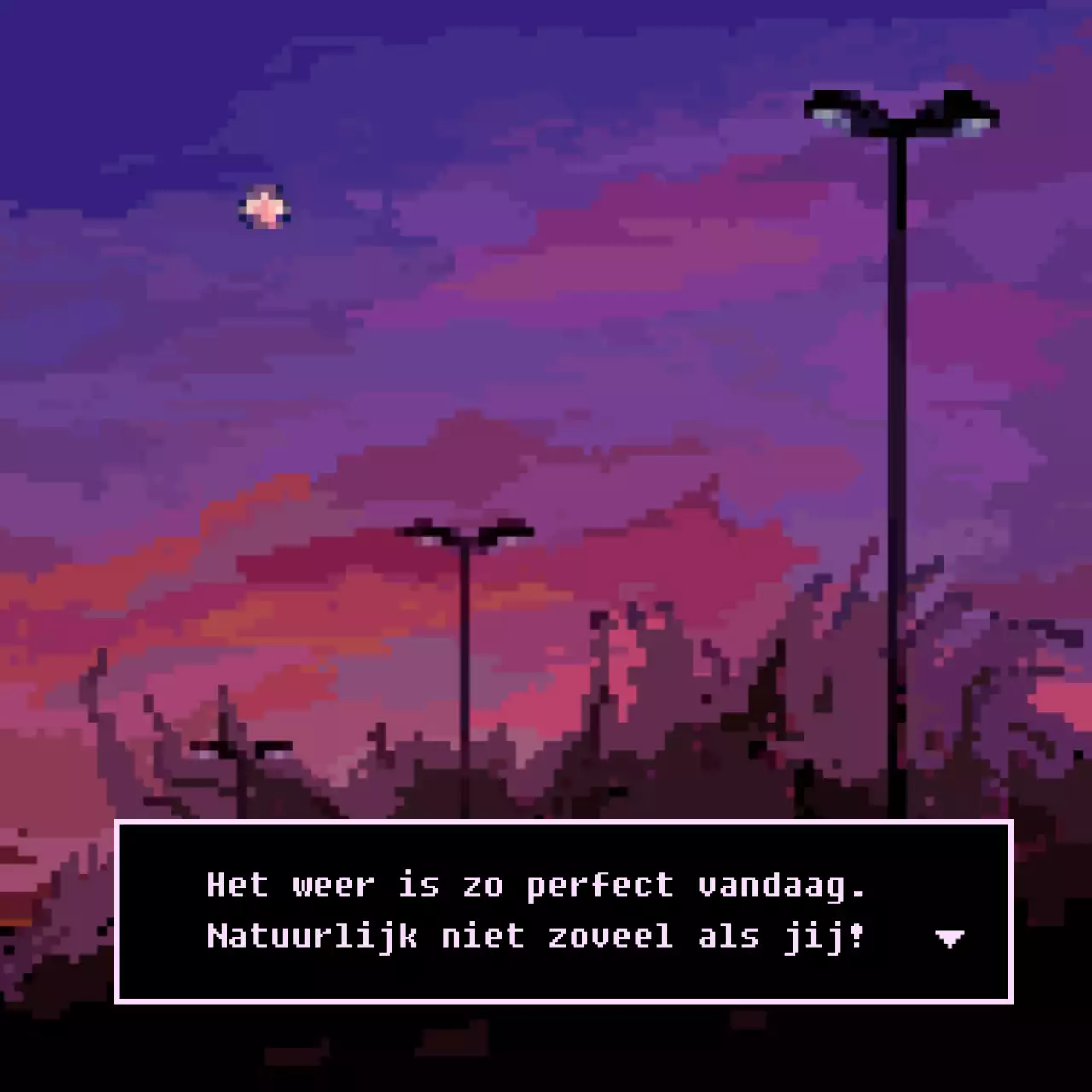 Pixelart Concept Bundle Pack ontwerp in geel en paars