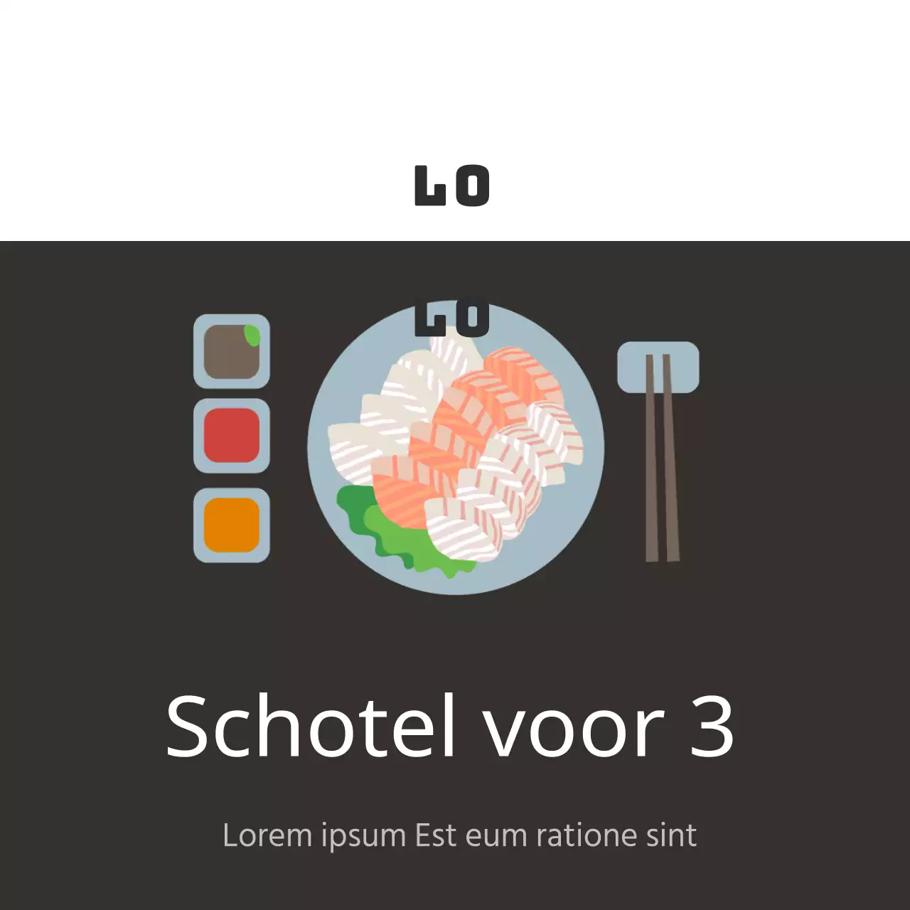 Zeevruchtenschotel voor 3