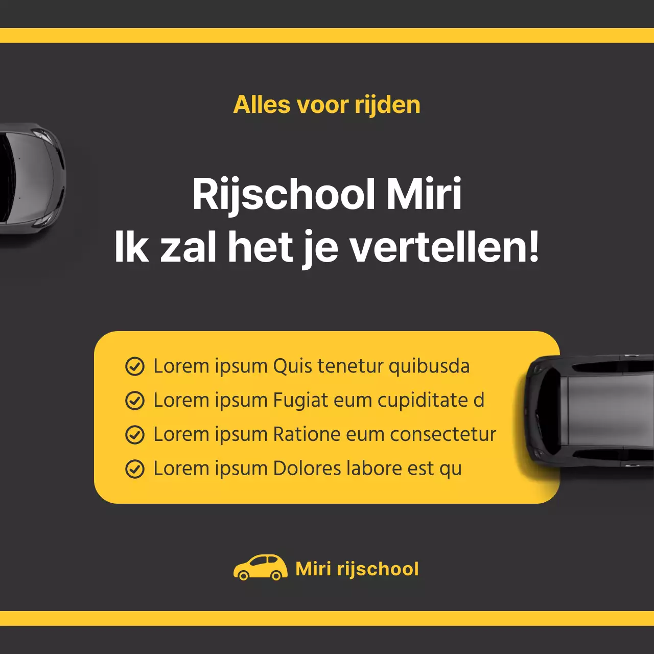 Impactvolle wijzigingen in de verkeerswetgeving in zwart en geel