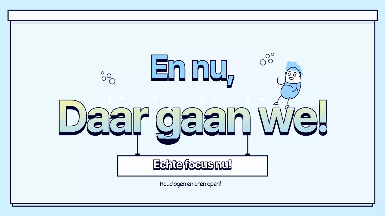 Oriëntatie wetenschapsklas