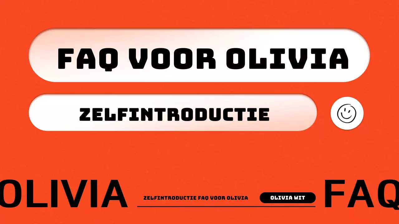 Een eenvoudige gradiënt concept infographic in oranje en wit Over ons