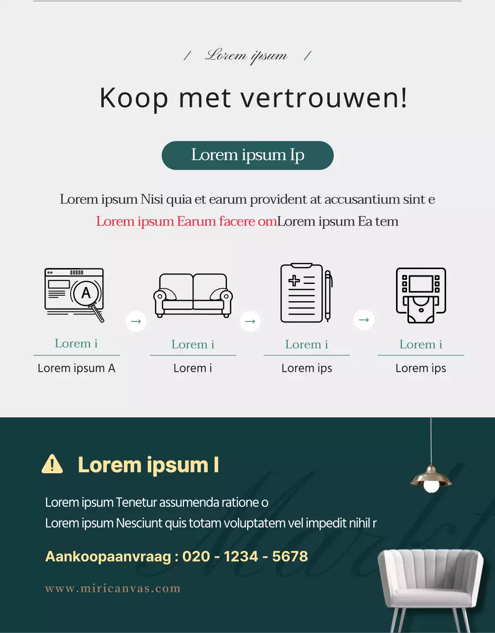 Turquoise, moderne en schone opgeknapte meubels voor de helft van de prijsaanbieding