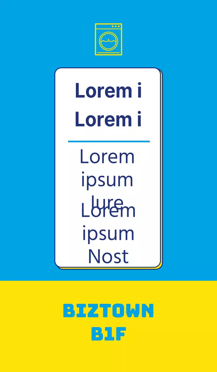 Bevorder een frisse look met een contrasterende blauwe en gele wassing