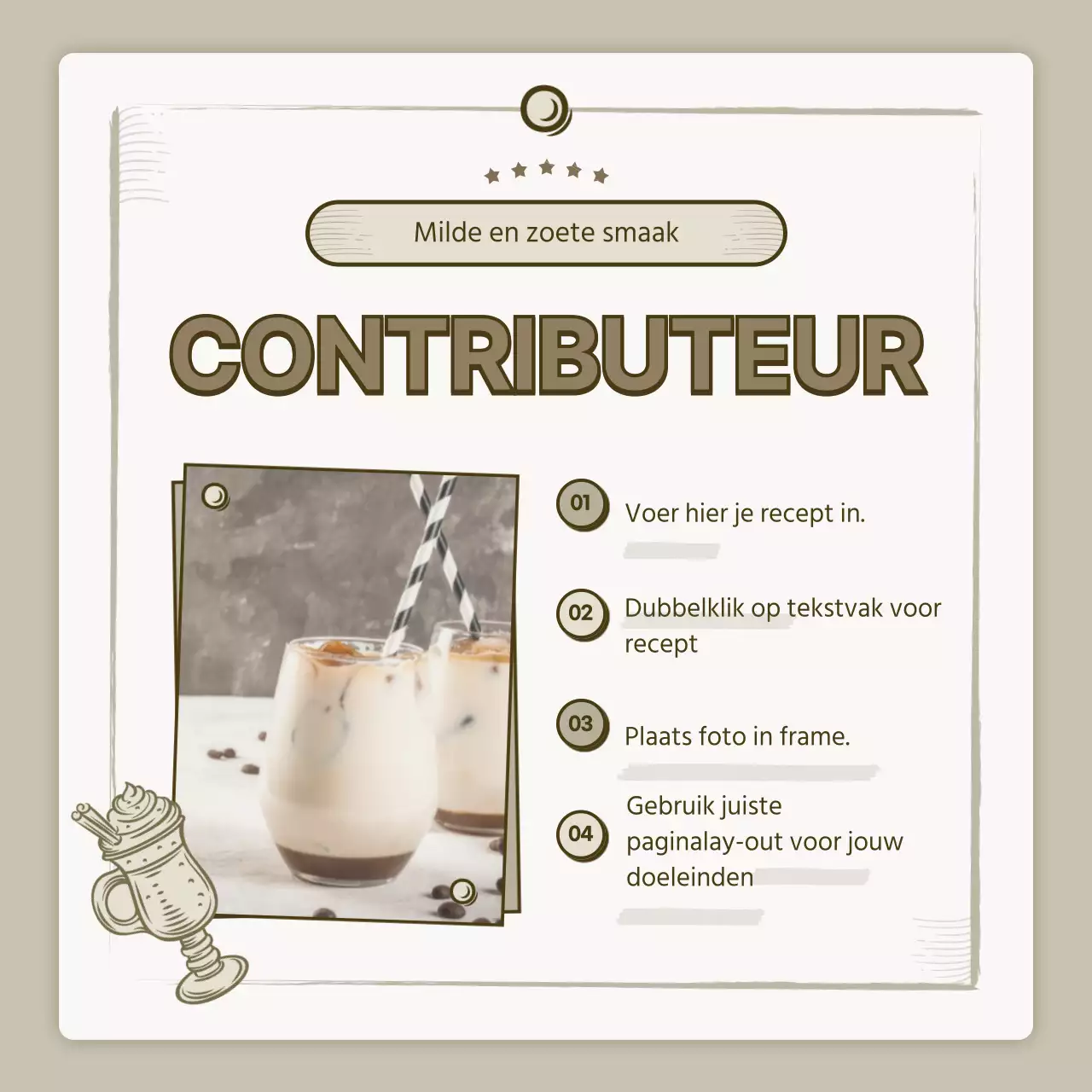 Recepten voor thuiscafés