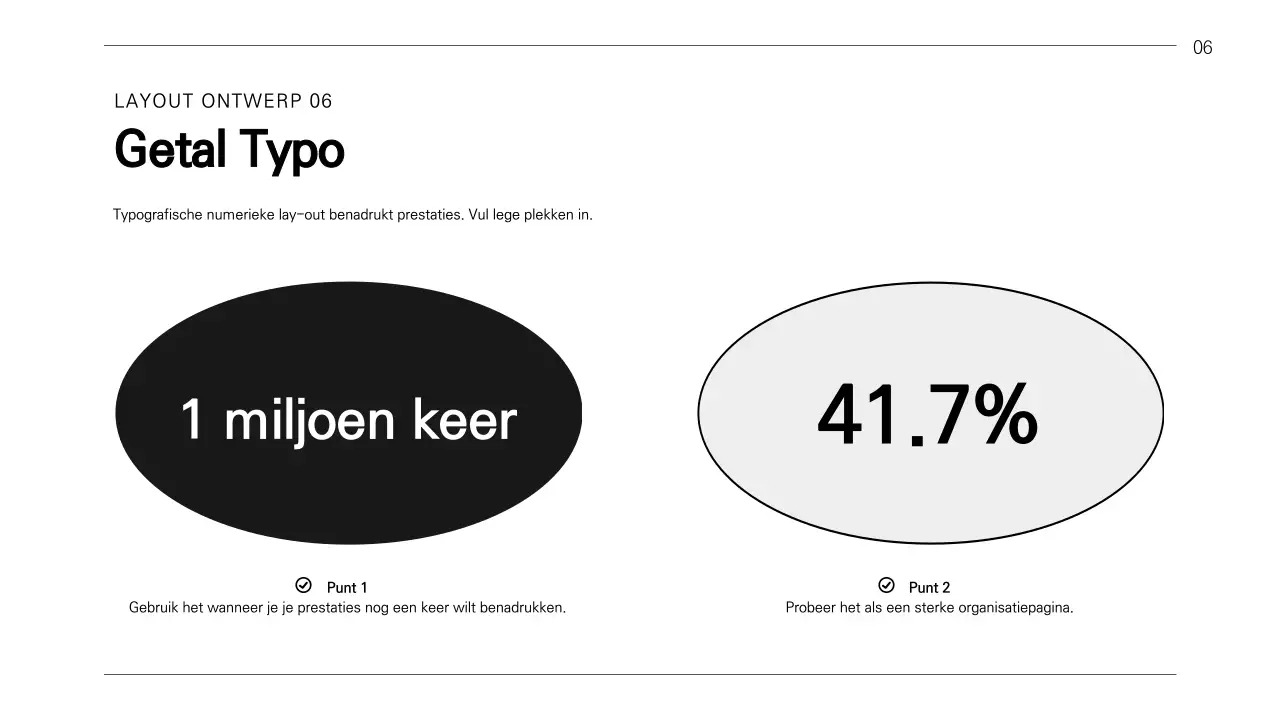 Een eenvoudig zakelijk rapport in zwart-wit