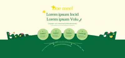 Over de groen-gele campagne Loop naar je werk in een schone stijl