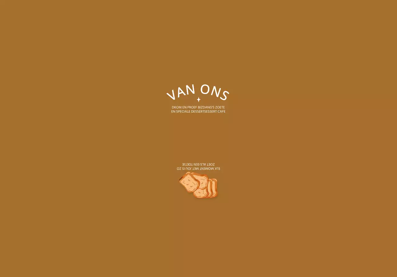 Schattige ronde dessert illustraties in verschillende kleuren Patrooncombinatie stijl voor gepersonaliseerde goederen