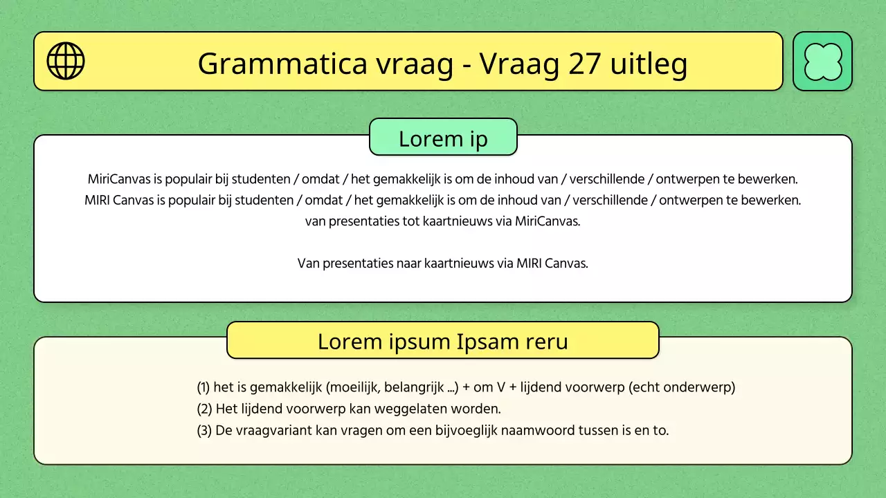 Onderwijsthema met lichtgroene kleur en eenvoudige lijnillustratie