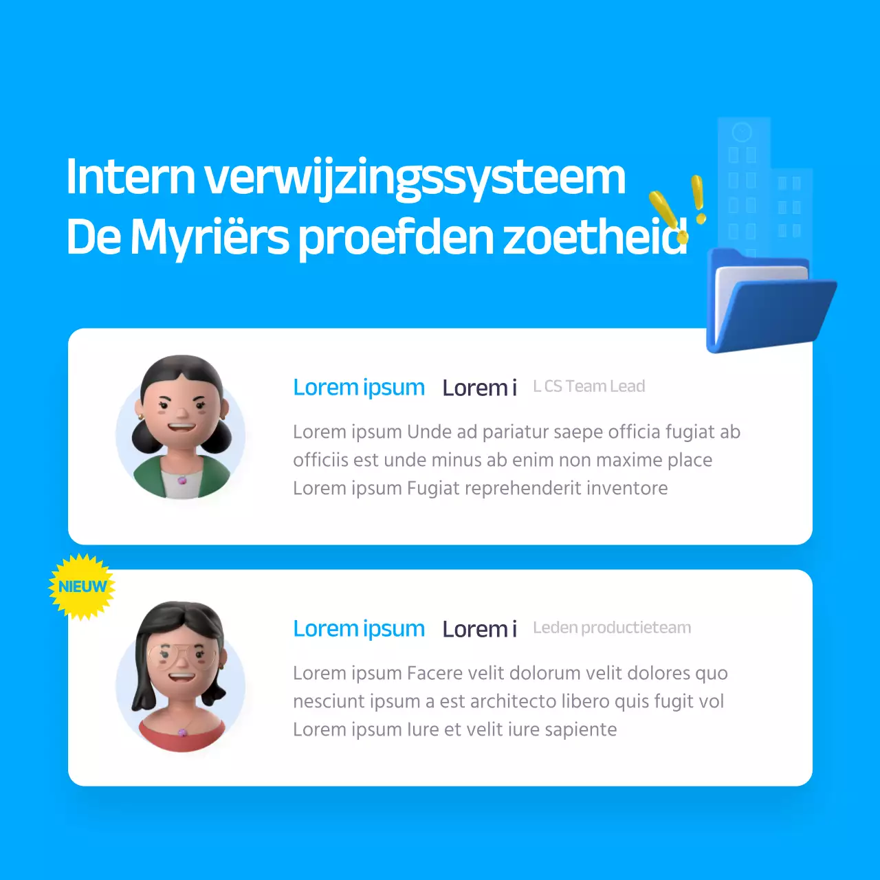 Blauwe 3D-illustratie van een intern verwijzingssysteem