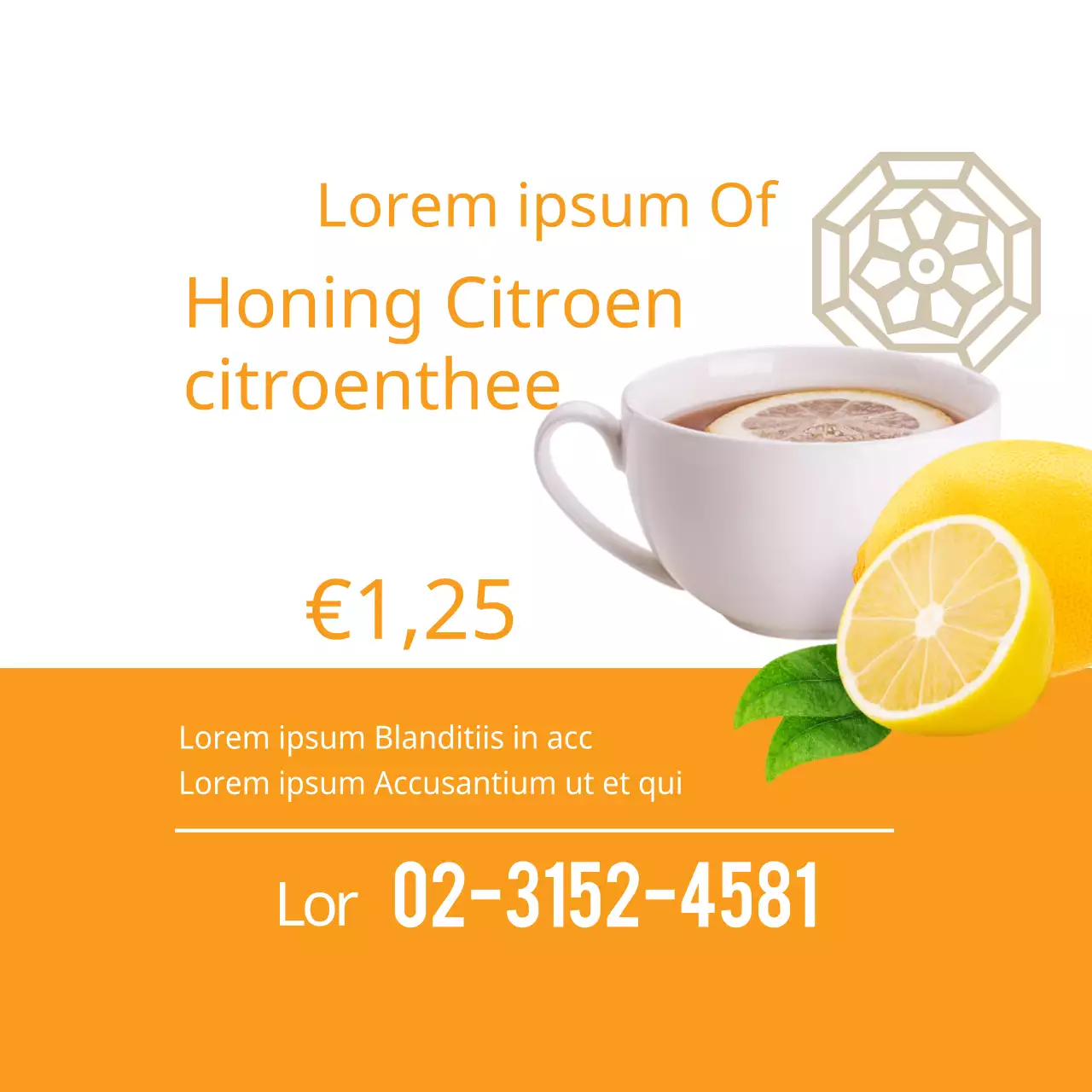 Honing Citroen Yuzu Thee