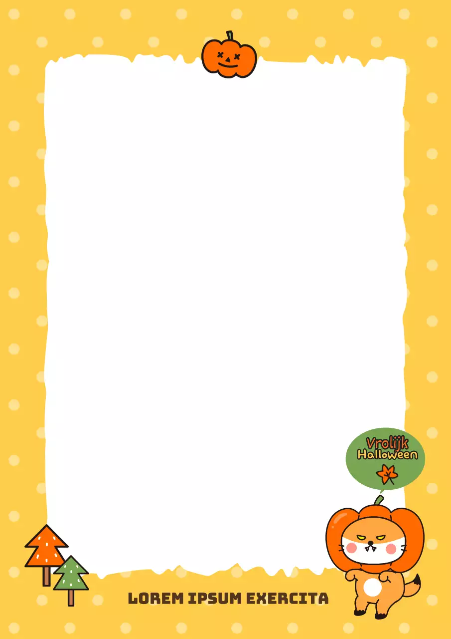 Wiskunde School Halloween Evenement Blocnote