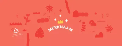 Rood Schattige Illustratie Vormen Patronen