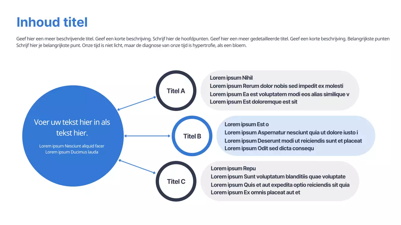 Een strakke agenda in blauw en marineblauw