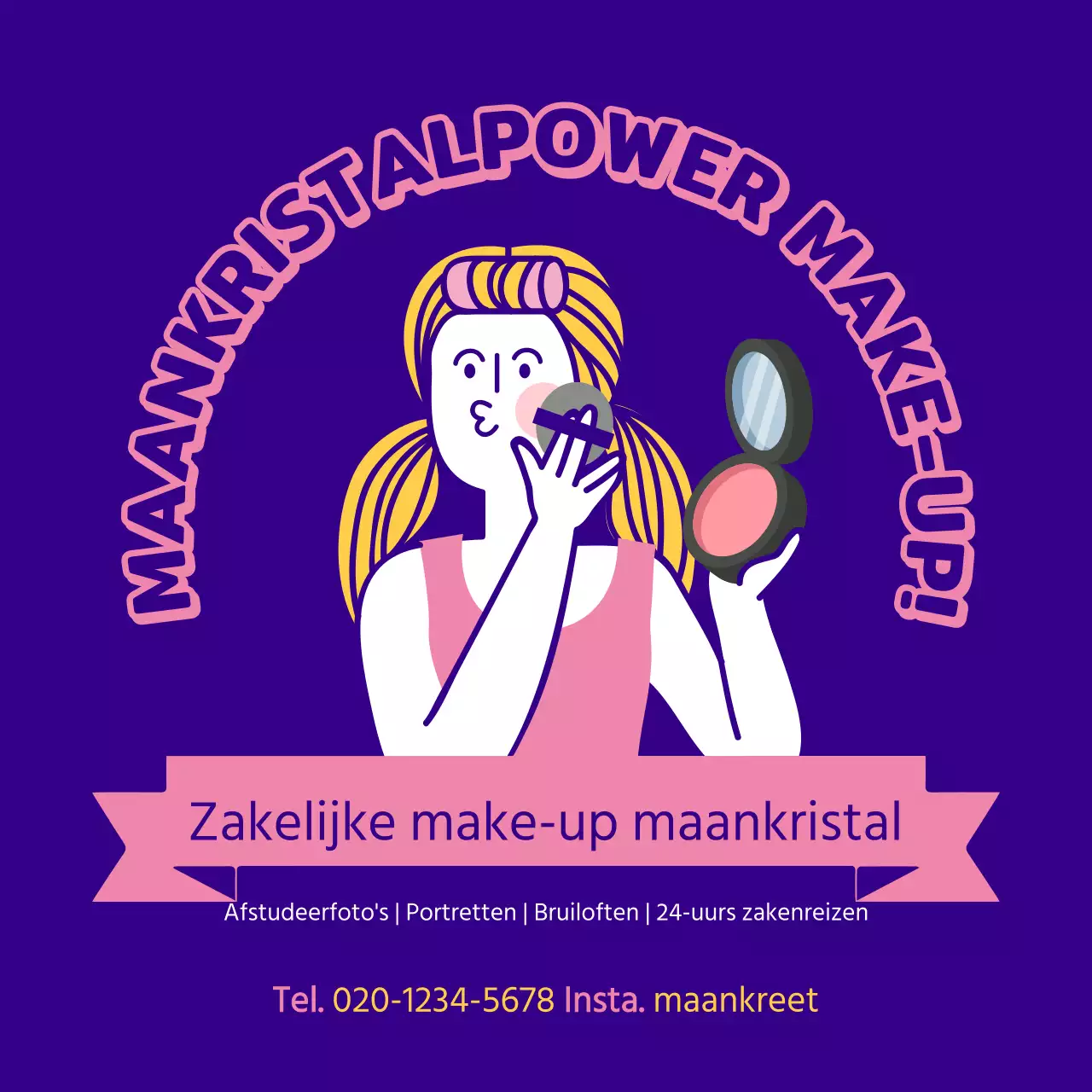 Make-up voor zakenreizen