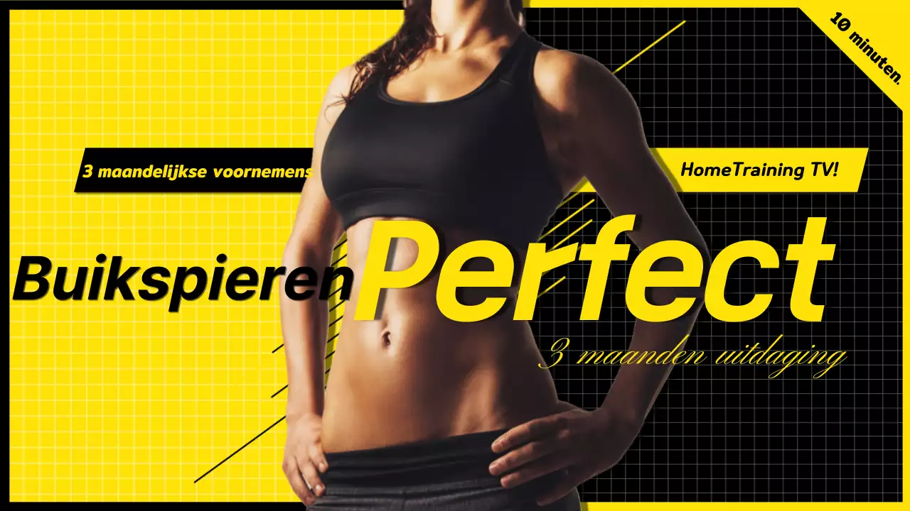 Gele en zwarte foto gemarkeerd workout YouTube