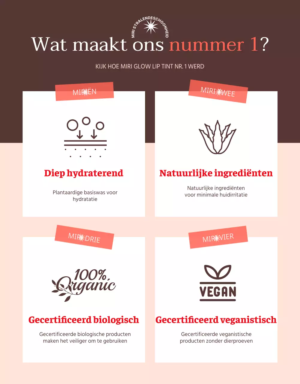 Bevorder een zuivere lippenstift in oranje en beige