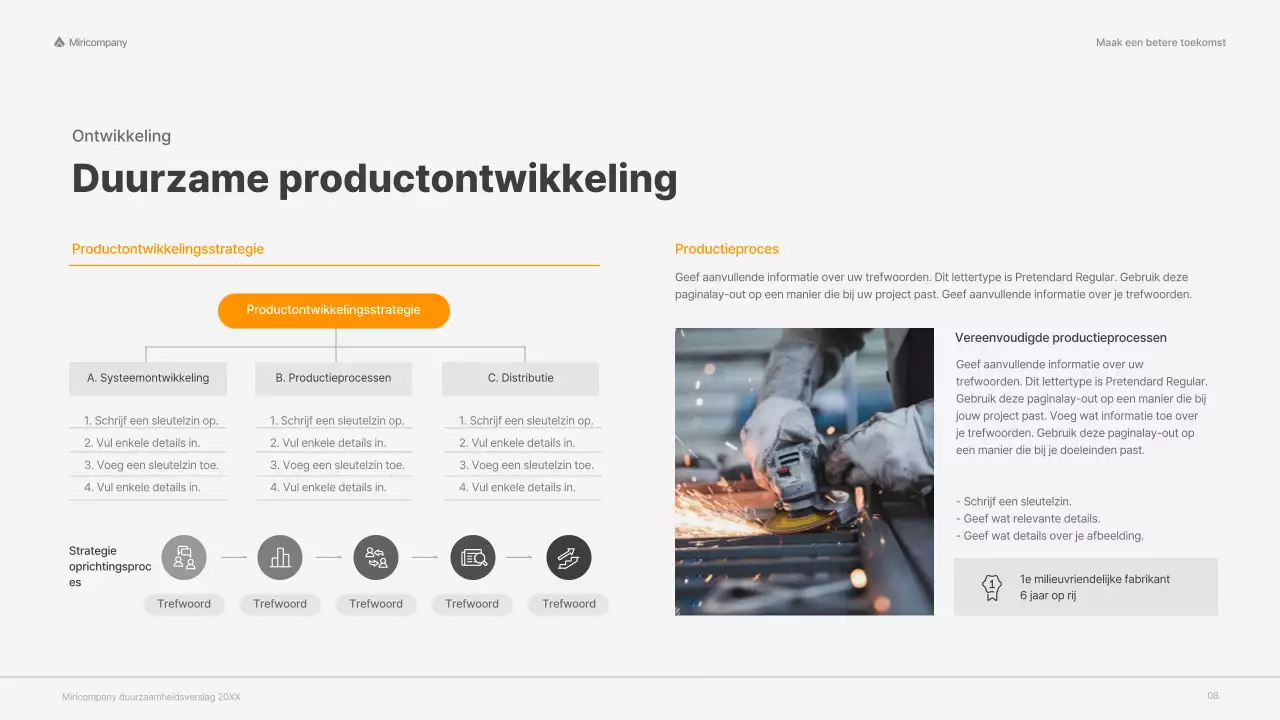 ESG-rapport met een rood, kleurrijk concept