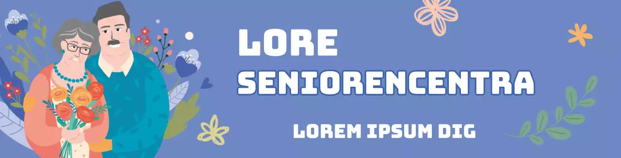 Blauwe warme illustratie van een welzijnscentrum