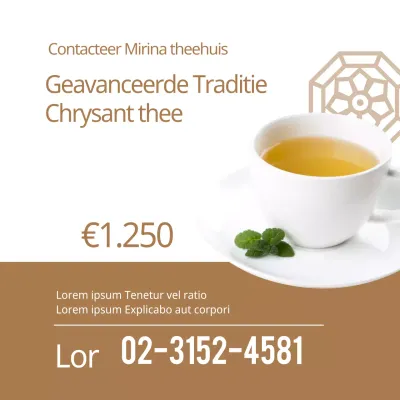 Luxe traditionele chrysantenthee