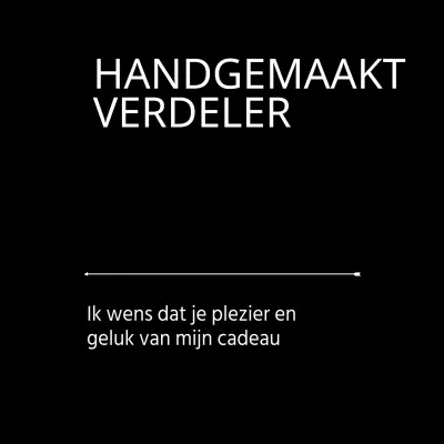 HANDGEMAAKTE DIFFUSER